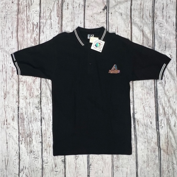 Arizona Diamondbacks New MLB Baseball Vintage 1990s Polo Golf Shirt - Picture 1 of 6